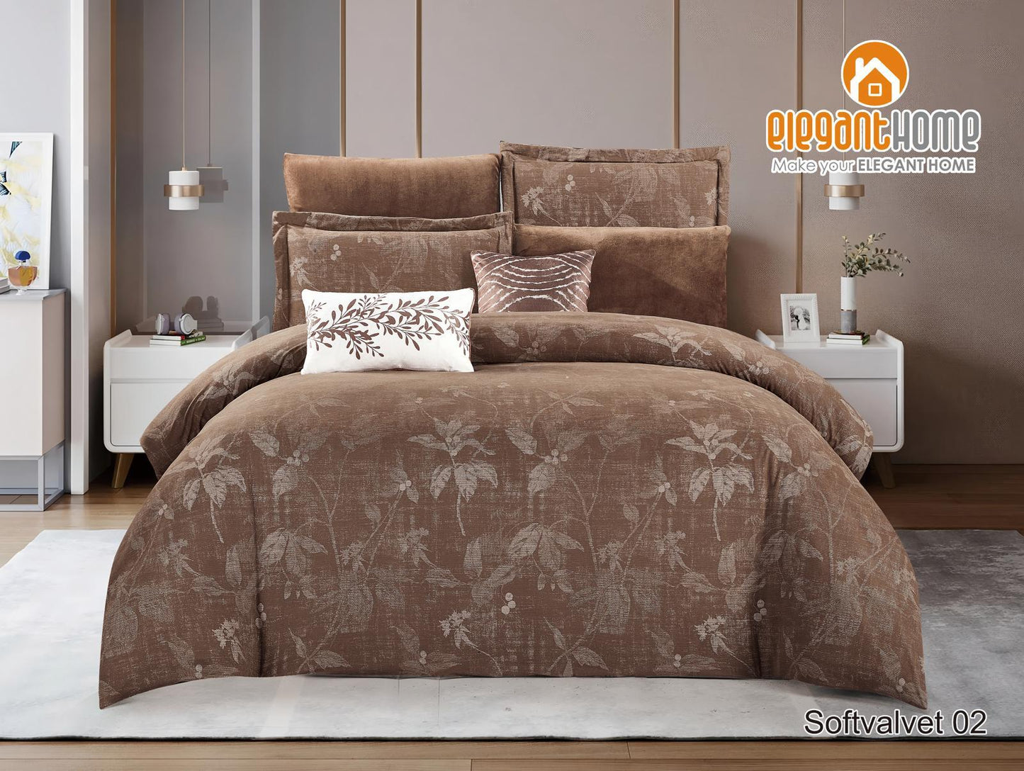 طقم مفارش شتوي مزوج SOFTVALVET