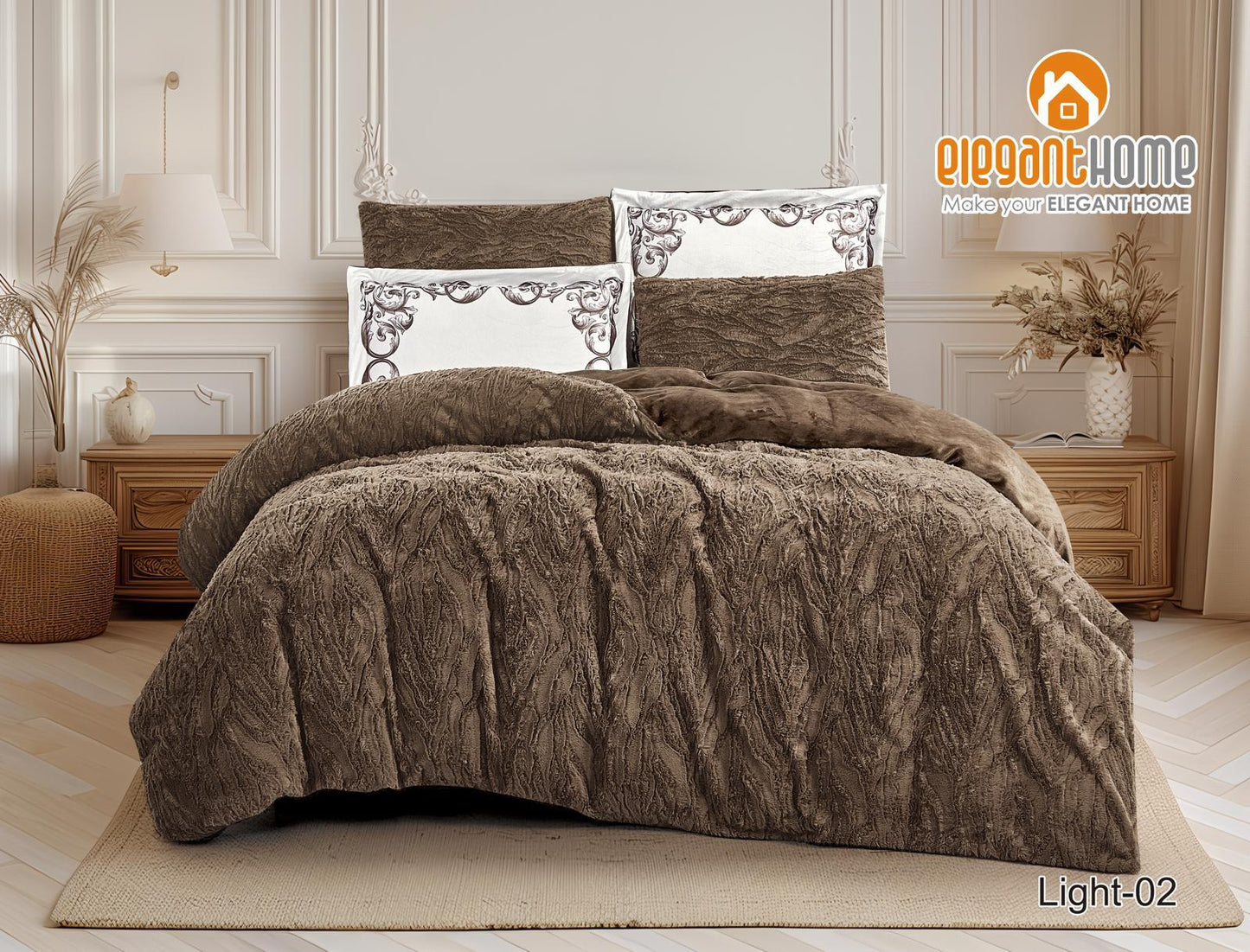 طقم مفارش شتوي مزوج LIGHT