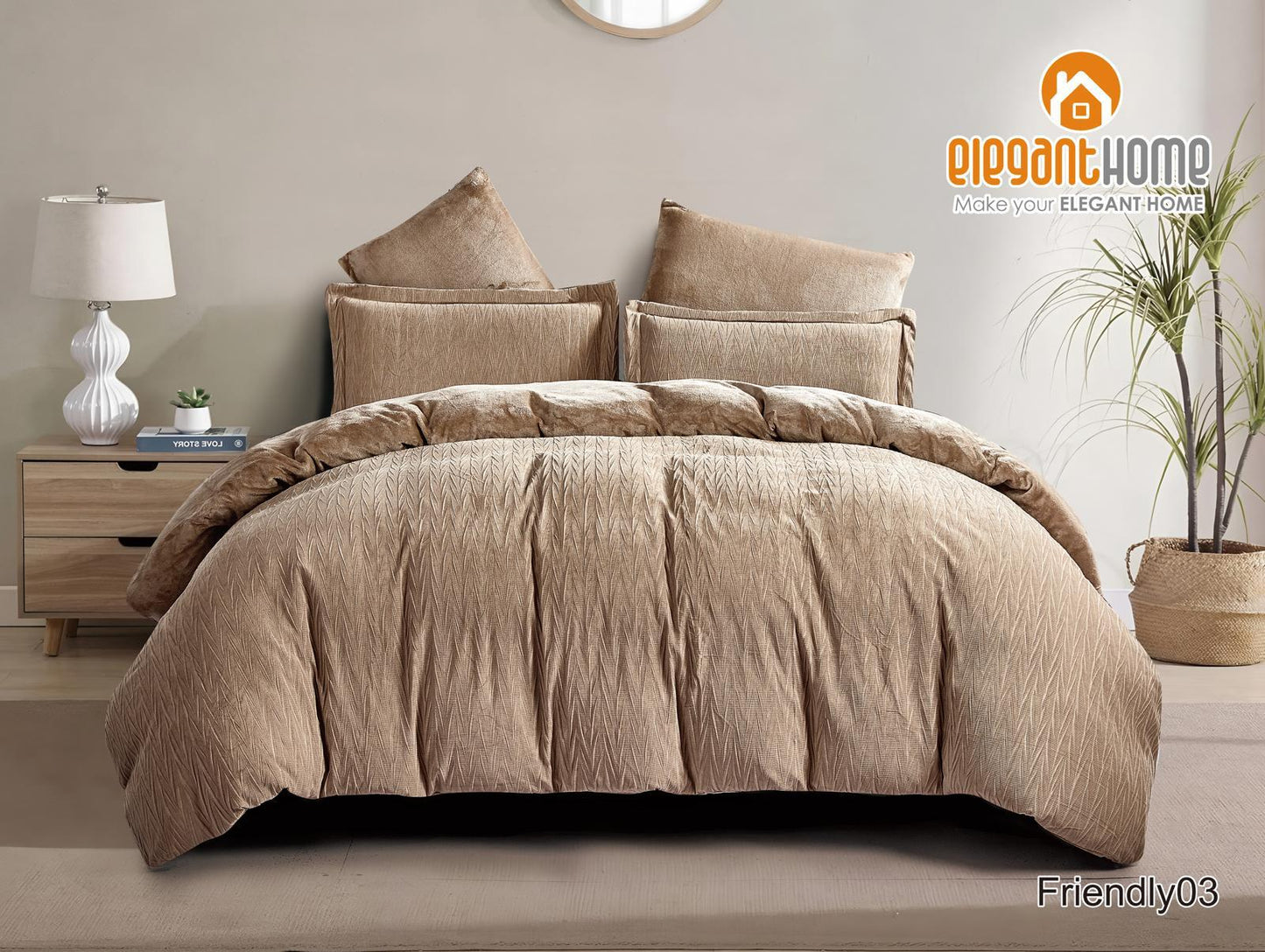 طقم مفارش شتوي مزوج FRIENDLY