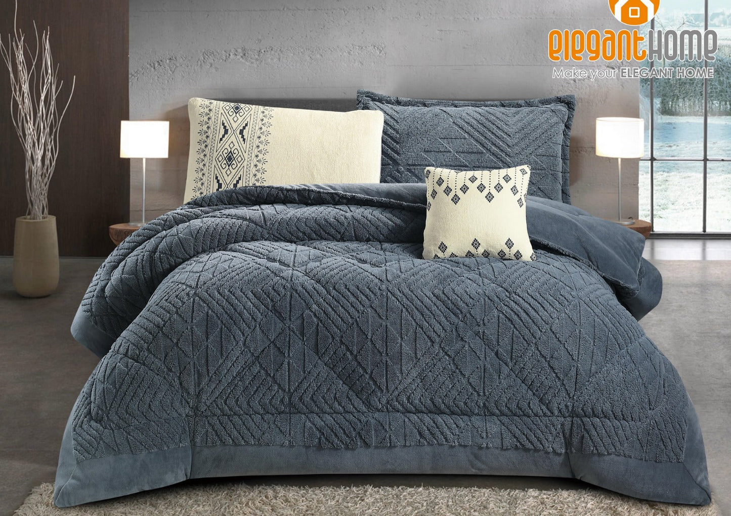 Cottoncandy طقم لحاف شتوي مفرد 5 قطع