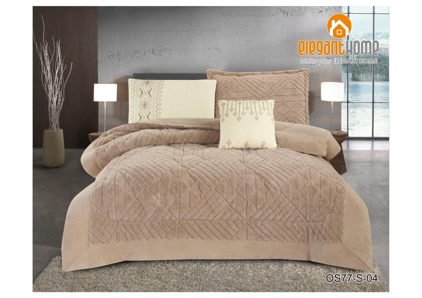 Cottoncandy طقم لحاف شتوي مفرد 5 قطع