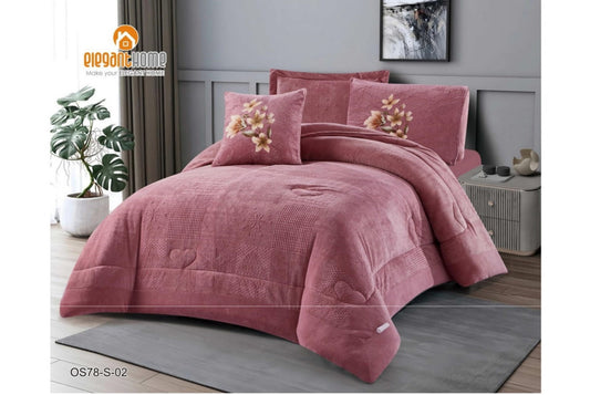 Blue طقم لحاف شتوي مفرد 5 قطع