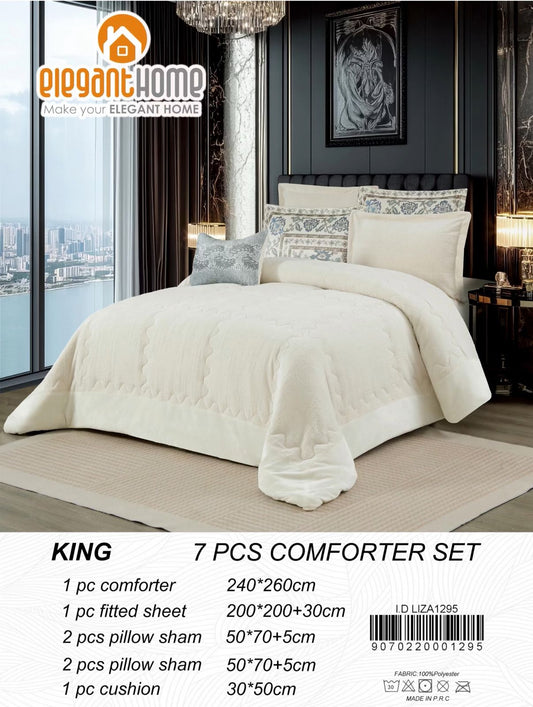 طقم مفارش شتوي مزوج LIZA