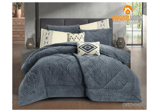 Cottoncandy طقم لحاف شتوي مزوج 8 قطع