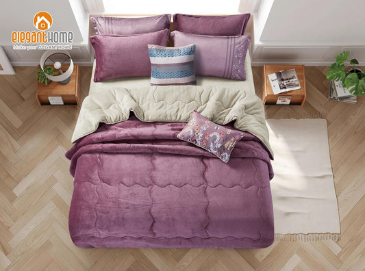 طقم مفارش شتوي مزوج COLORING