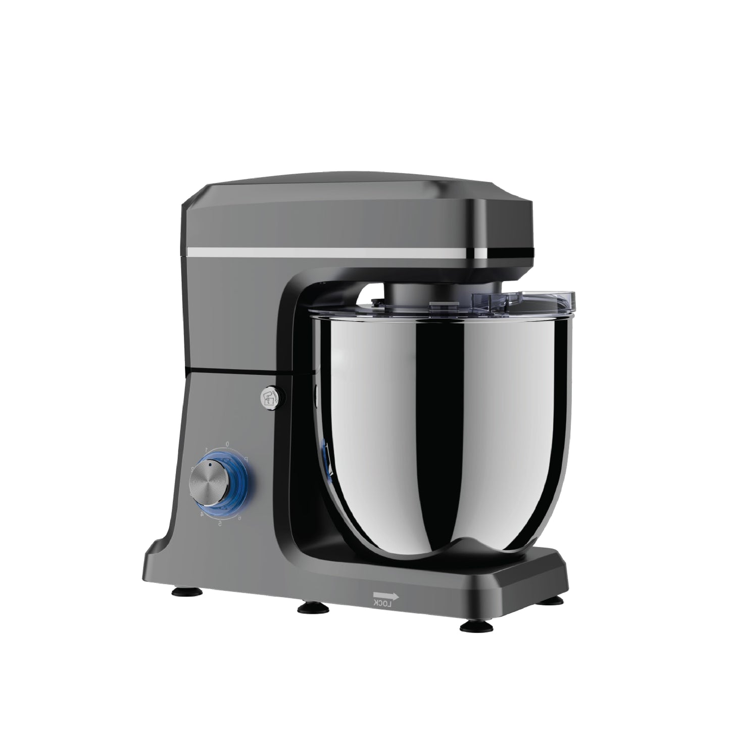 מיקסר בצק מנירוסטה, 12 ליטר.