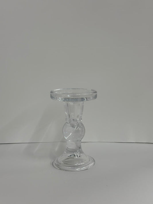 حامل شموع زجاجي 8.5*8.5*14.5 سم