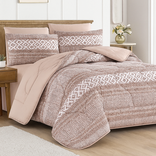 🌞 סט שמיכות קיץ אופנתי - 6 חלקים | PETRA LD 1193 