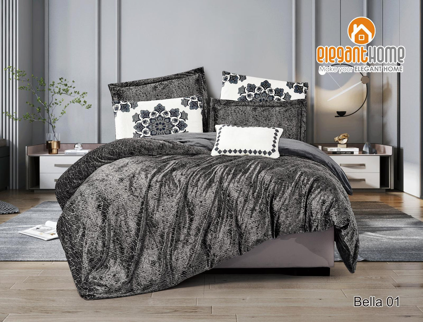 طقم مفارش شتوي مزوج BELLA