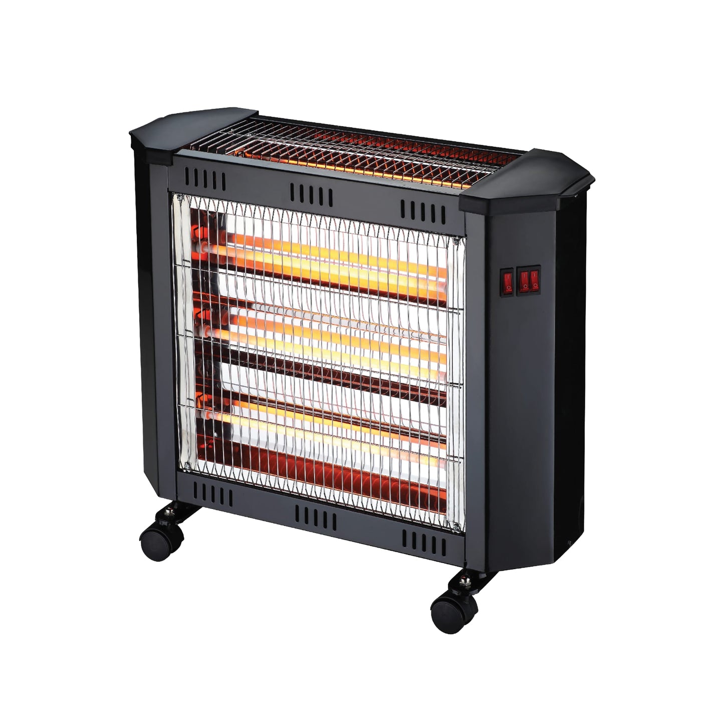 دفاية 3+2 مضلع لون أسود 2400واط