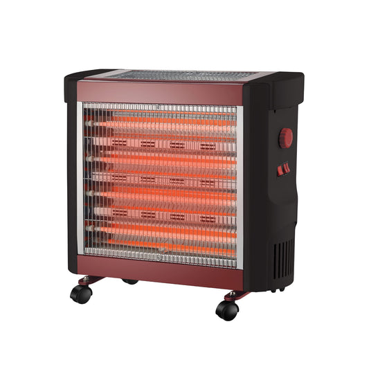 دفاية 4+2 لون بوردو وأسود 2400واط