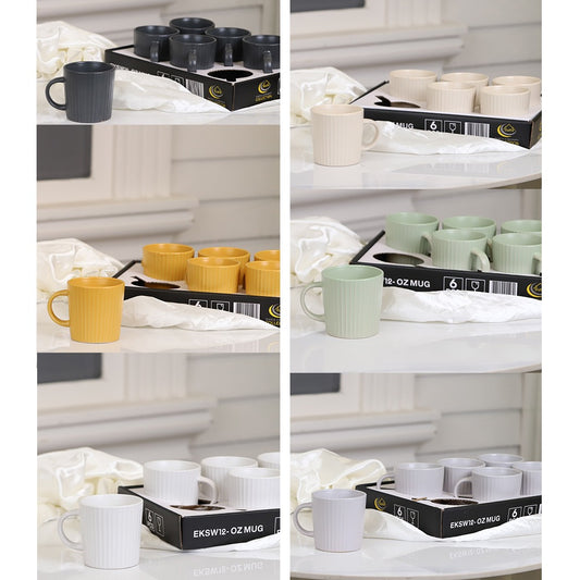 سداسية ماجات بورسلان ملونة