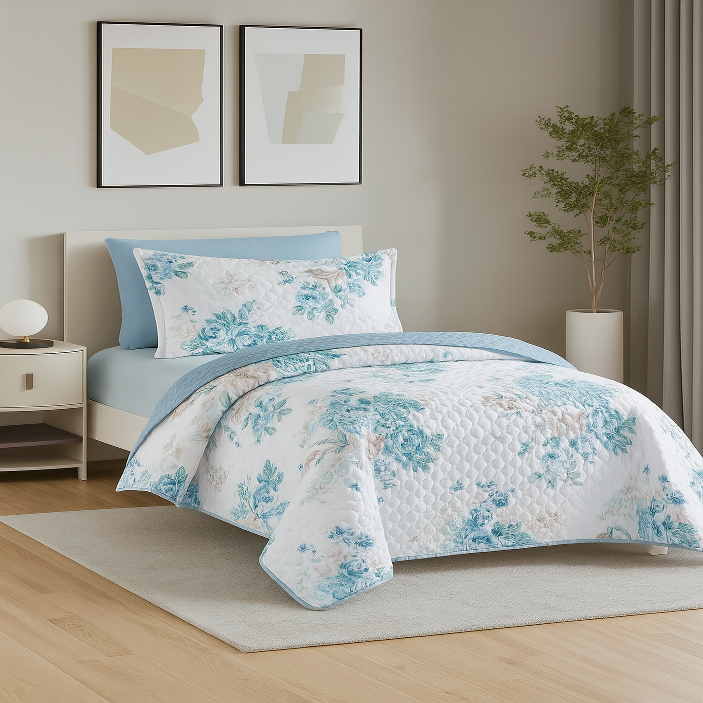 طقم غطاء سرير مفرد 3 قطع